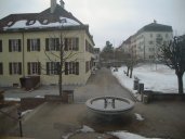 le Petit Collge, inaugur en 1848, rserv aux normaliens et situ quelques dizaines de mtres  l'ouest du grand; on voit que le terrain de basket est recouvert d'une bonne paisseur de neige, rchauffement climatique oblige ! (photo prise le 27 fvrier 2010,  14h17)