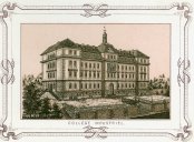 Ici une gravure reprsentant le nouveau Collge industriel