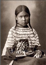 jeune fille Cheyenne (photo L. A. Huffman)