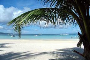 une plage de l'le de Boracay