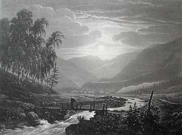 Col de Balme, par Samuel Birmann (1793-1847)