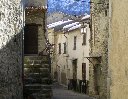 L'unique rue du village de Gars - cliquer pour agrandir l'image !