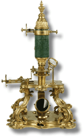 microscope franais, vers 1751, Paul Getty museum