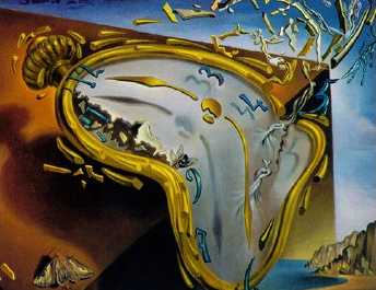 Dali - montre molle au moment de sa première explosion
