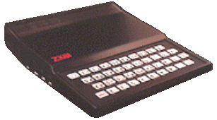 ordinateur Sinclair ZX-81 
(à brancher sur une TV !)