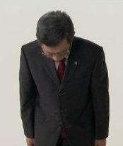 le pdg de Tepco, Masataka Shimizu. Cliquer sur l'image pour voir la vid�o