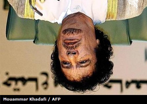 le  frre guide  Kadhafi subira-t-il le sort d'un autre  guide  nomm Mussolini ? Ou celui d'un certain Ceausescu ? Il ne l'aurait en tout cas pas vol...